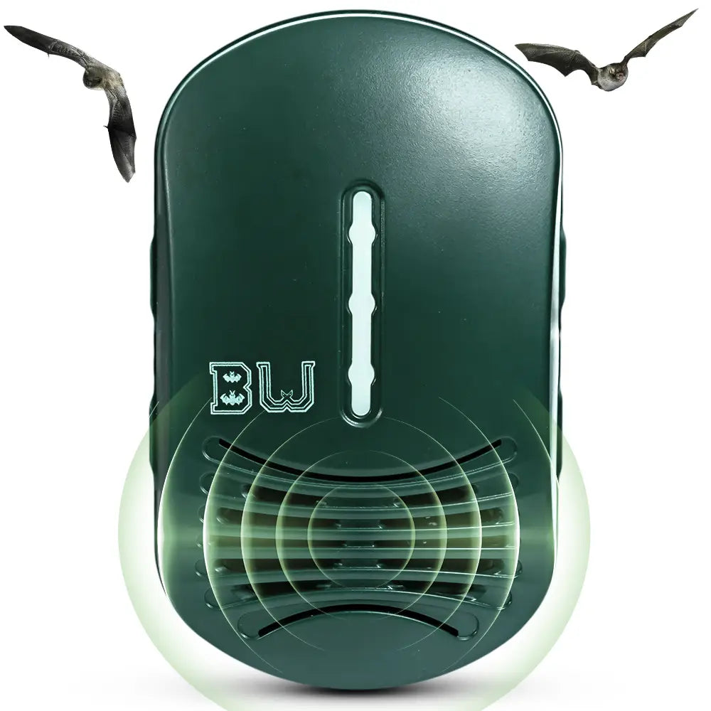 BEU-G Bat Expulsion Unit with Dynamic Ultrasonic Bat Repellent Technology (Forest Green Edition)