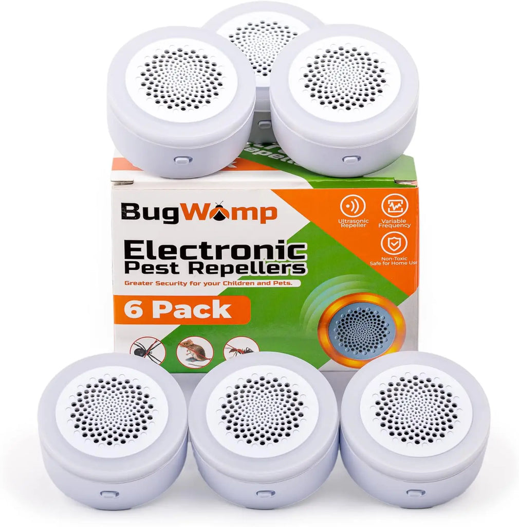 Ultrasonic Pest Repeller | Electronic Mice Repellent Plug-ins with Non-Toxic Rat Control System | Mosquito Repellent Indoors | Bug Repellent Plug in Indoor (6 Pack)